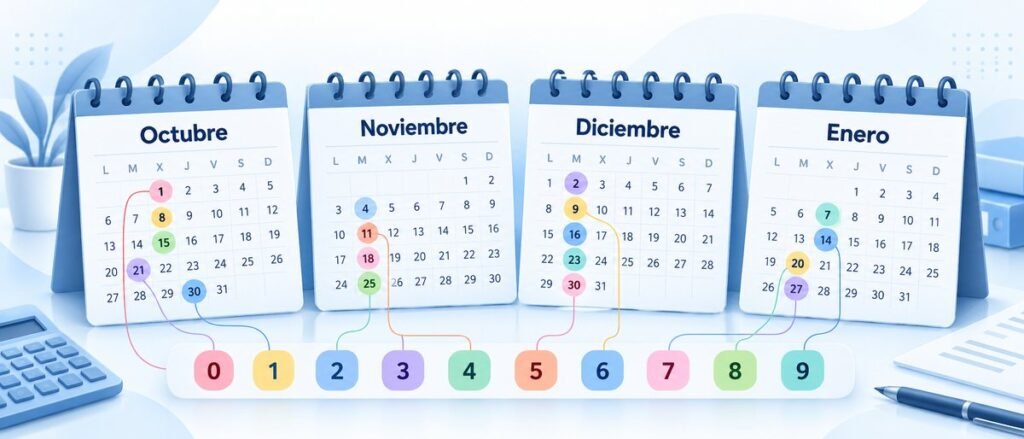 Calendario tributario 2026: vencimientos de octubre a enero según el último dígito del NIT
